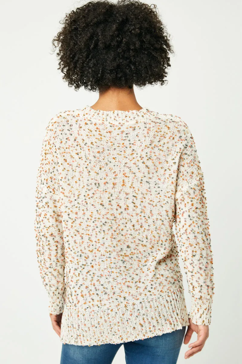 Womens Textured Confetti Knit Sweater sold by Hayden product image thumbnail 3