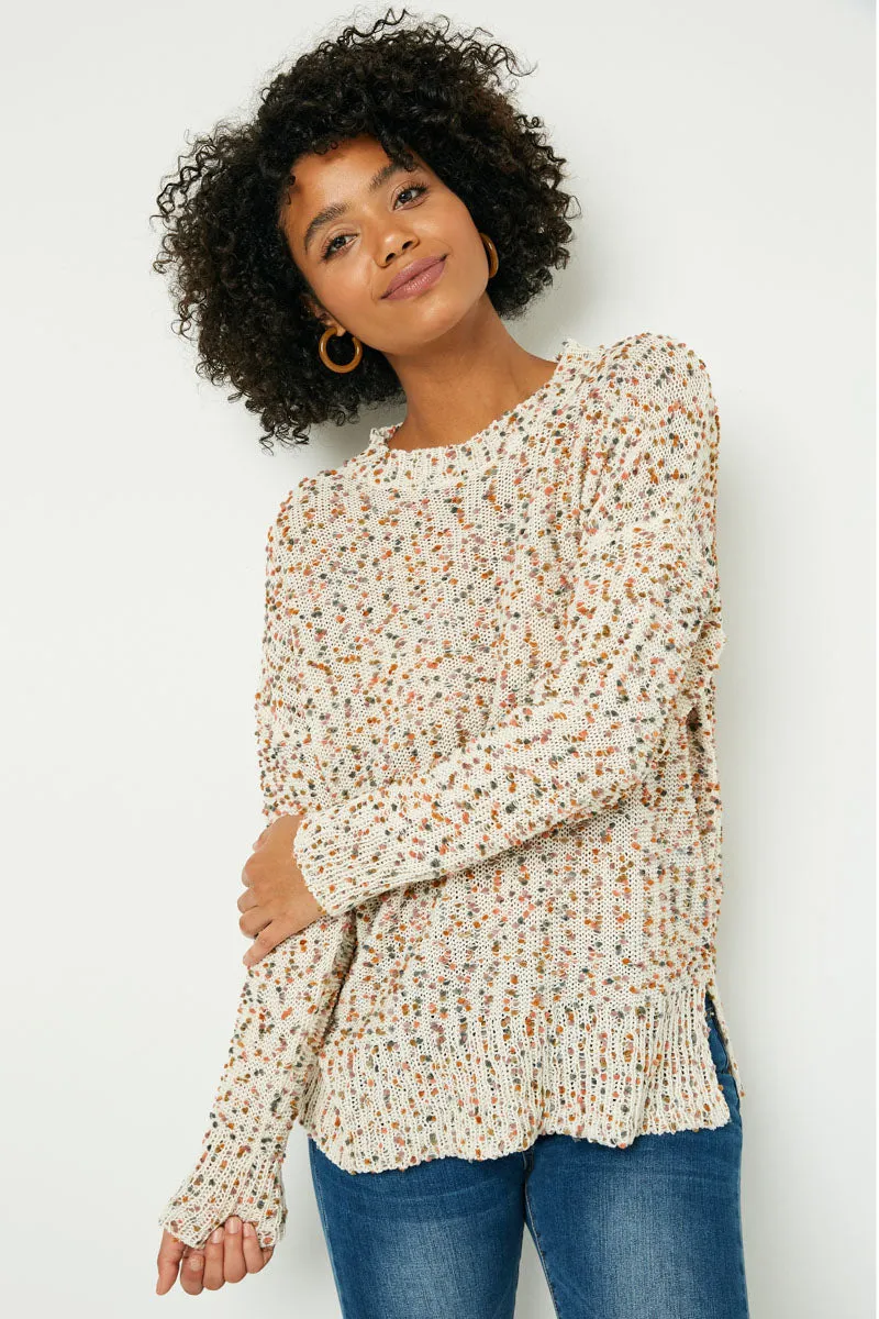 Womens Textured Confetti Knit Sweater sold by Hayden
