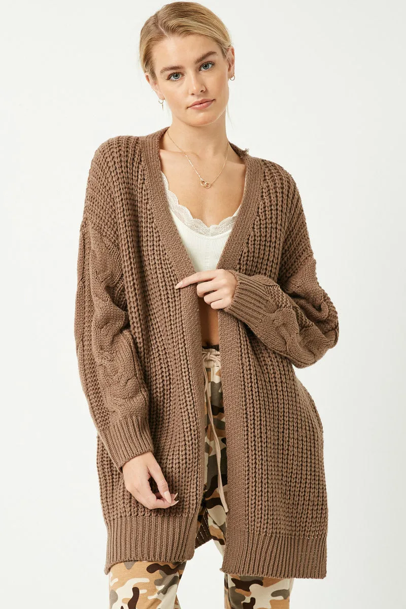 Womens Oversized Sweater Knit Cardigan sold by Hayden product image thumbnail 2