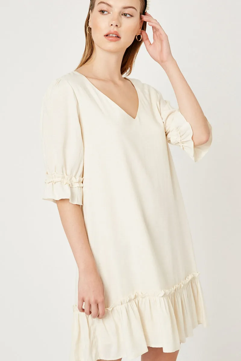 Womens Ruffle Swing Dress sold by Hayden