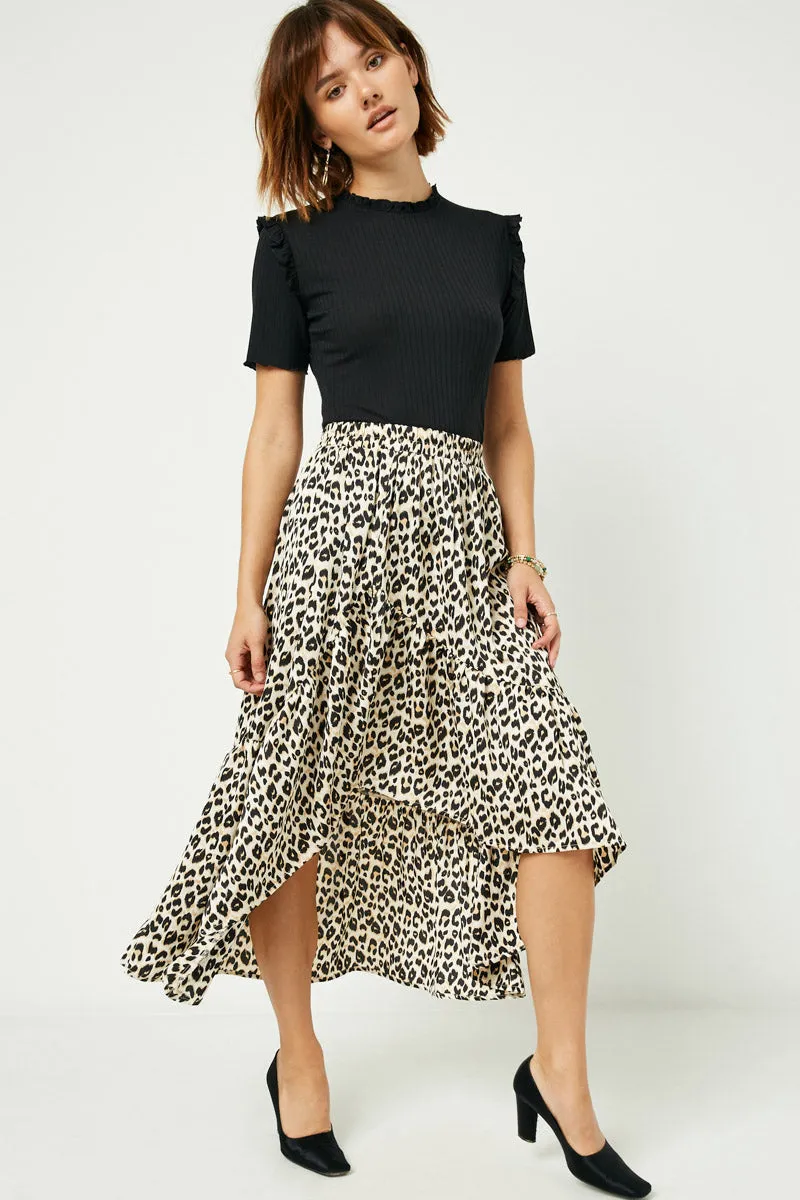 Womens Ruffle Collar Knit Top sold by Hayden