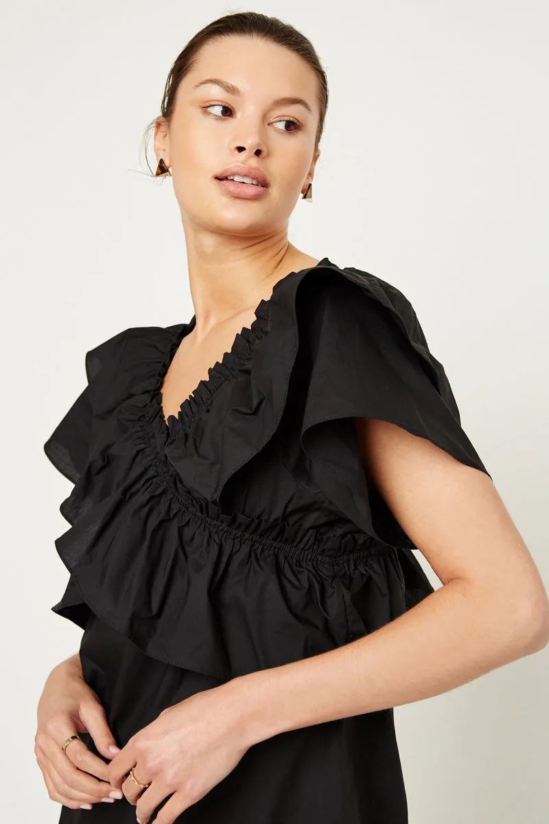 Womens Ruffle Off-Shoulder Mini Dress sold by Hayden product image thumbnail 4