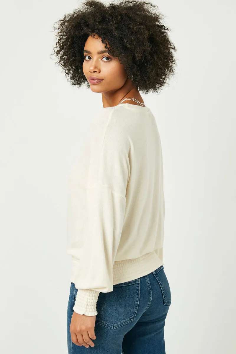 Womens Smocking Detailed Knit Top sold by Hayden product image thumbnail 3