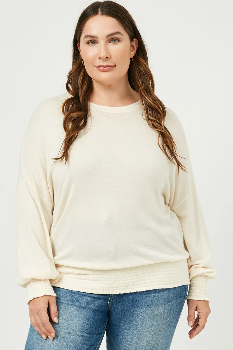 Womens Smocking Detailed Knit Top sold by Hayden product image thumbnail 2