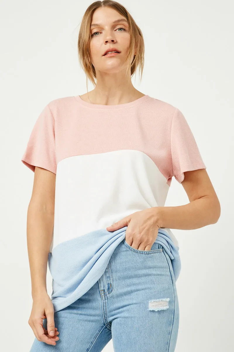 Womens Color Block Knit Top sold by Hayden product image thumbnail 5