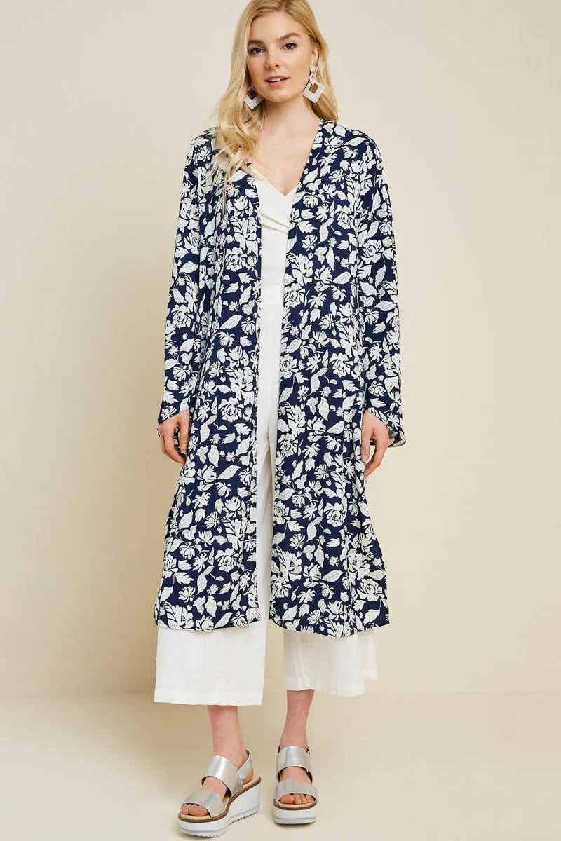 Womens Floral Tie-Front Kimono sold by Hayden