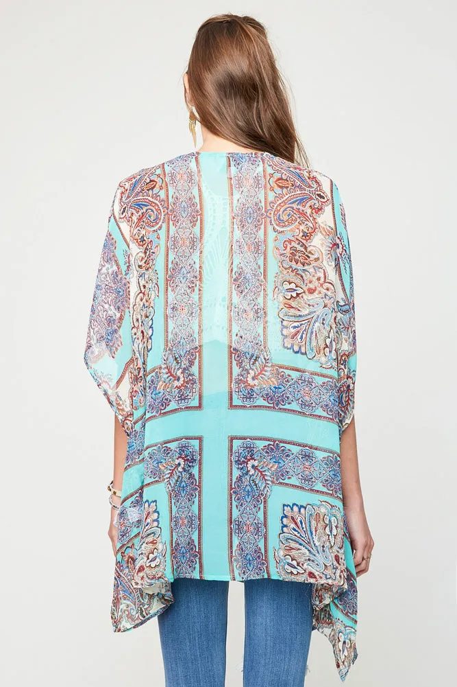 Womens Tassel Tie Printed Caftan sold by Hayden product image thumbnail 2