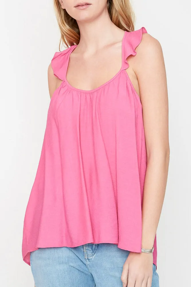 Womens Ruffled Tank Top sold by Hayden product image thumbnail 5