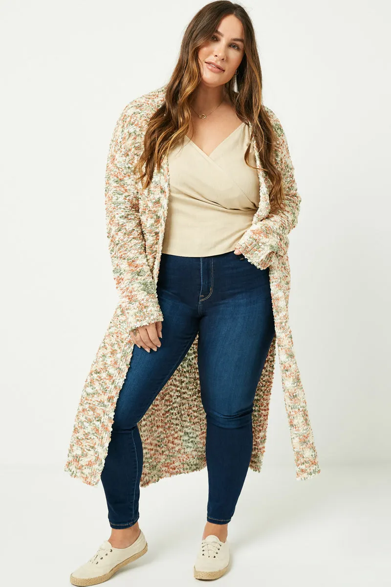 Womens Popcorn Knit Sweater Long Cardigan sold by Hayden product image thumbnail 5