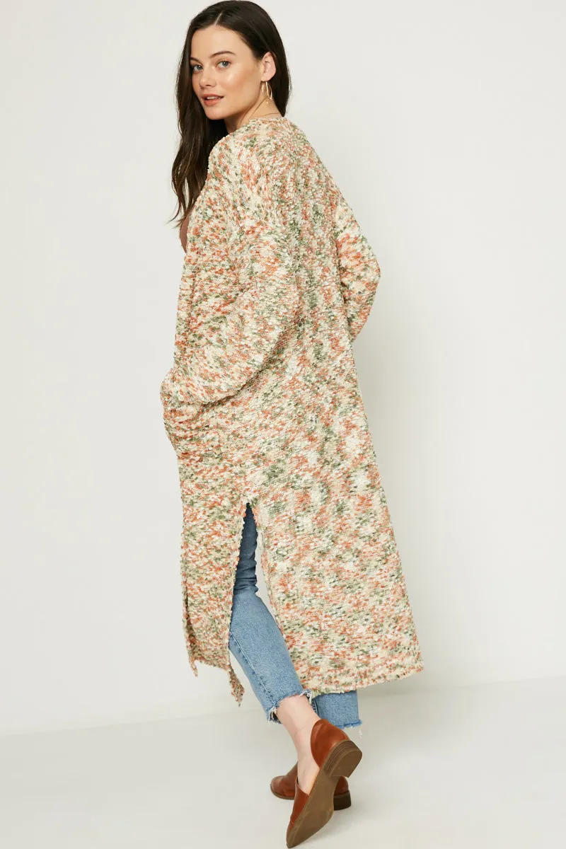 Womens Popcorn Knit Sweater Long Cardigan sold by Hayden product image thumbnail 3