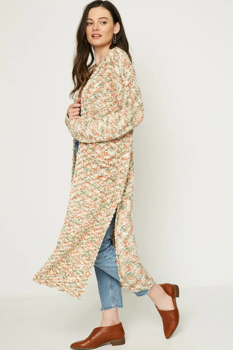 Womens Popcorn Knit Sweater Long Cardigan sold by Hayden product image thumbnail 4