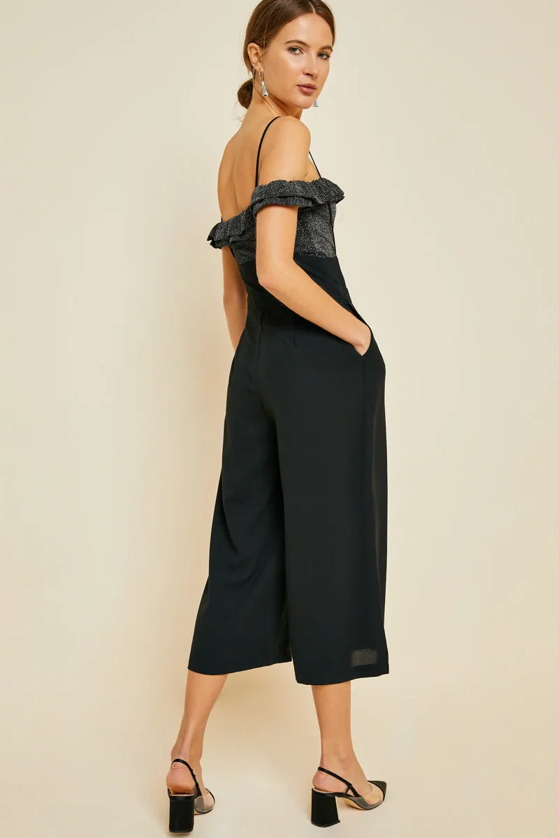 Womens Cropped Suspender Jumpsuit sold by Hayden product image thumbnail 2