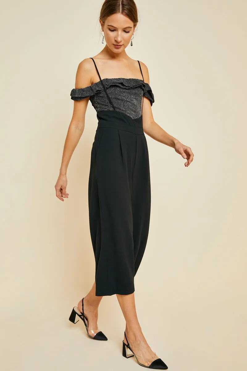 Womens Cropped Suspender Jumpsuit sold by Hayden product image thumbnail 3