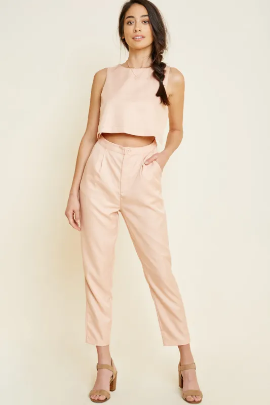 Womens Sleeveless Cut-Out Trouser Jumpsuit sold by Hayden