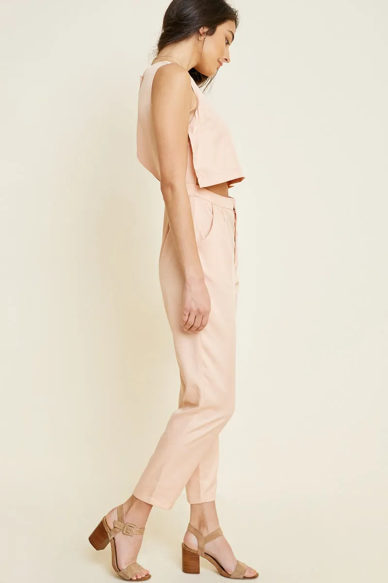 Womens Sleeveless Cut-Out Trouser Jumpsuit sold by Hayden product image thumbnail 2