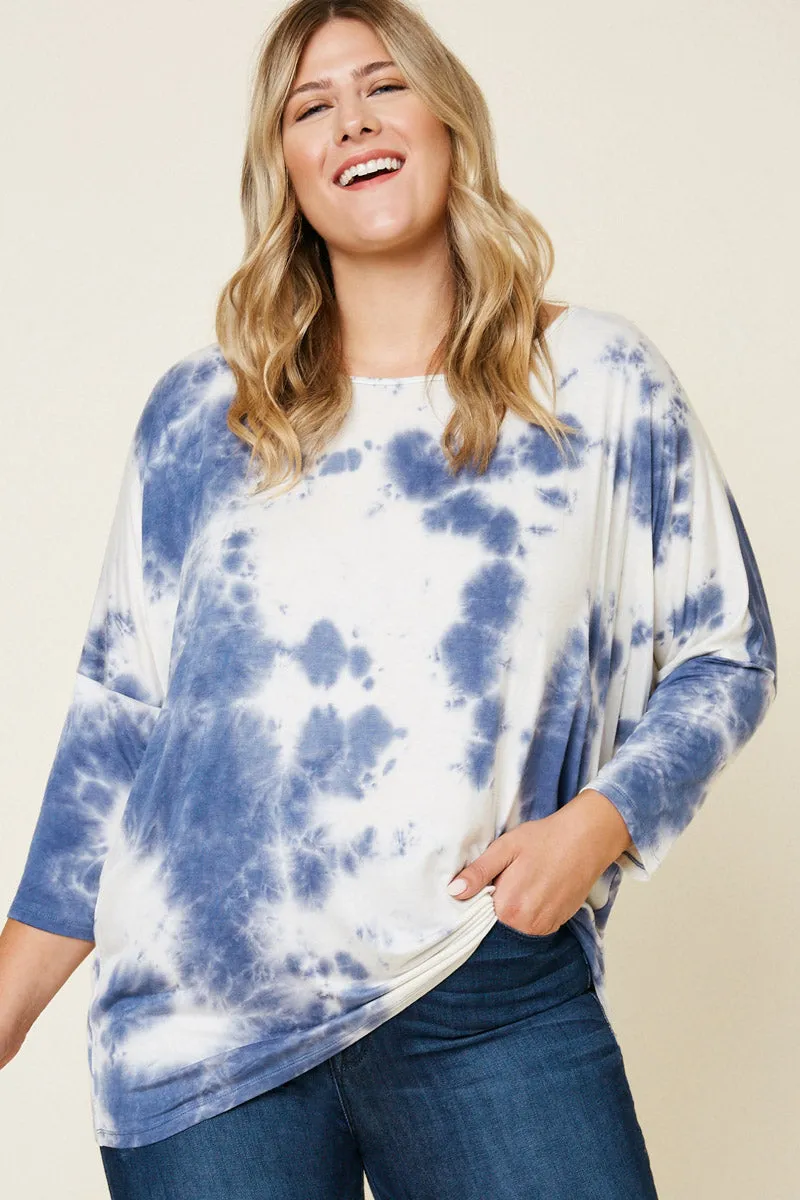 Womens Tie Dye Dolman Sleeve Top sold by Hayden product image thumbnail 2