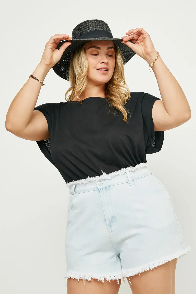 Womens Sheer Padded Shoulder Sleeveless Top sold by Hayden product image thumbnail 5