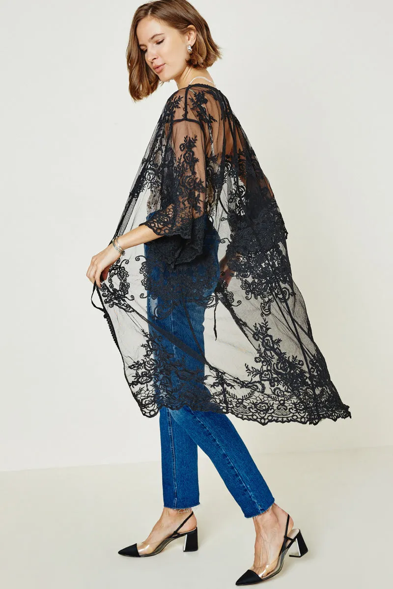 Womens Lace Kimono sold by Hayden product image thumbnail 4