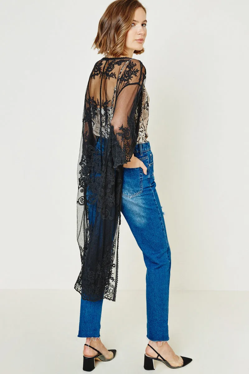 Womens Lace Kimono sold by Hayden product image thumbnail 2