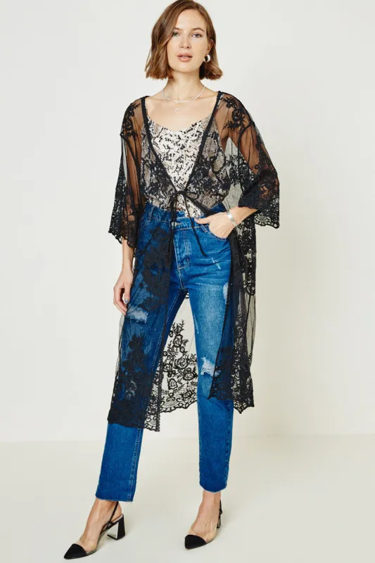 Womens Lace Kimono sold by Hayden
