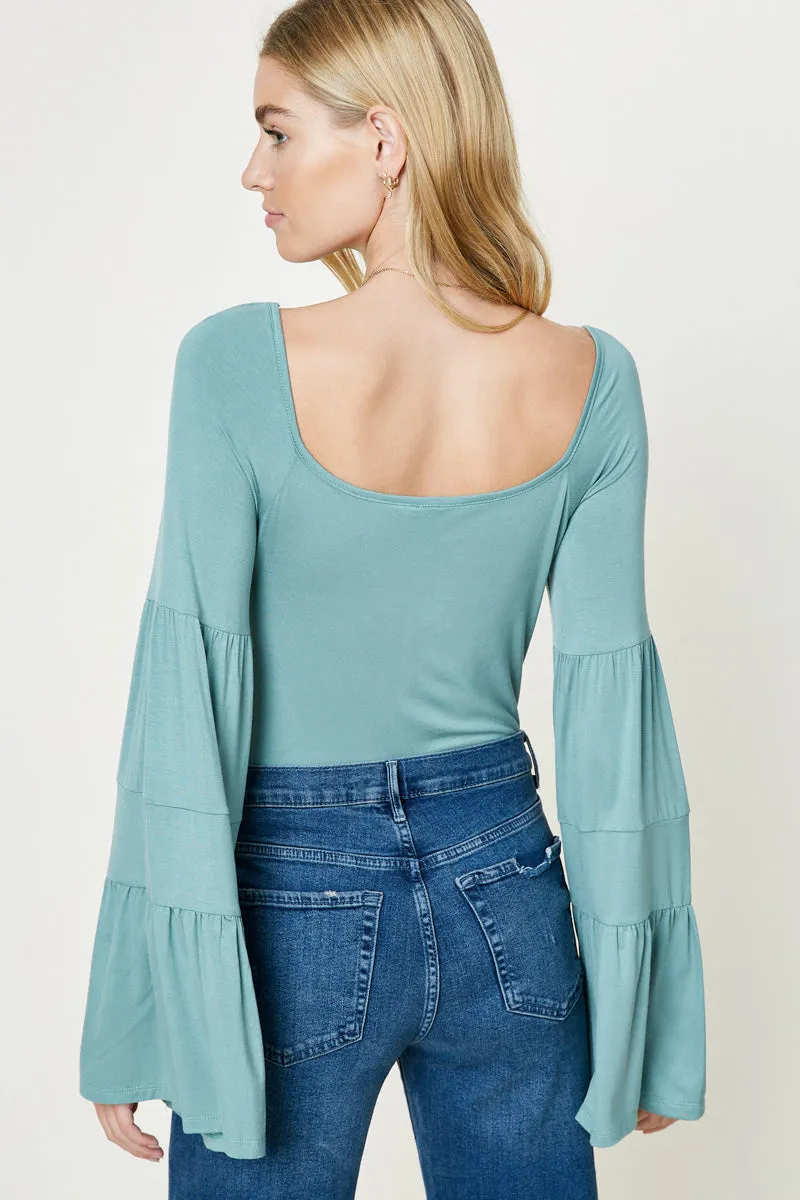 Womens Bell Sleeve Bodysuit sold by Hayden product image thumbnail 2