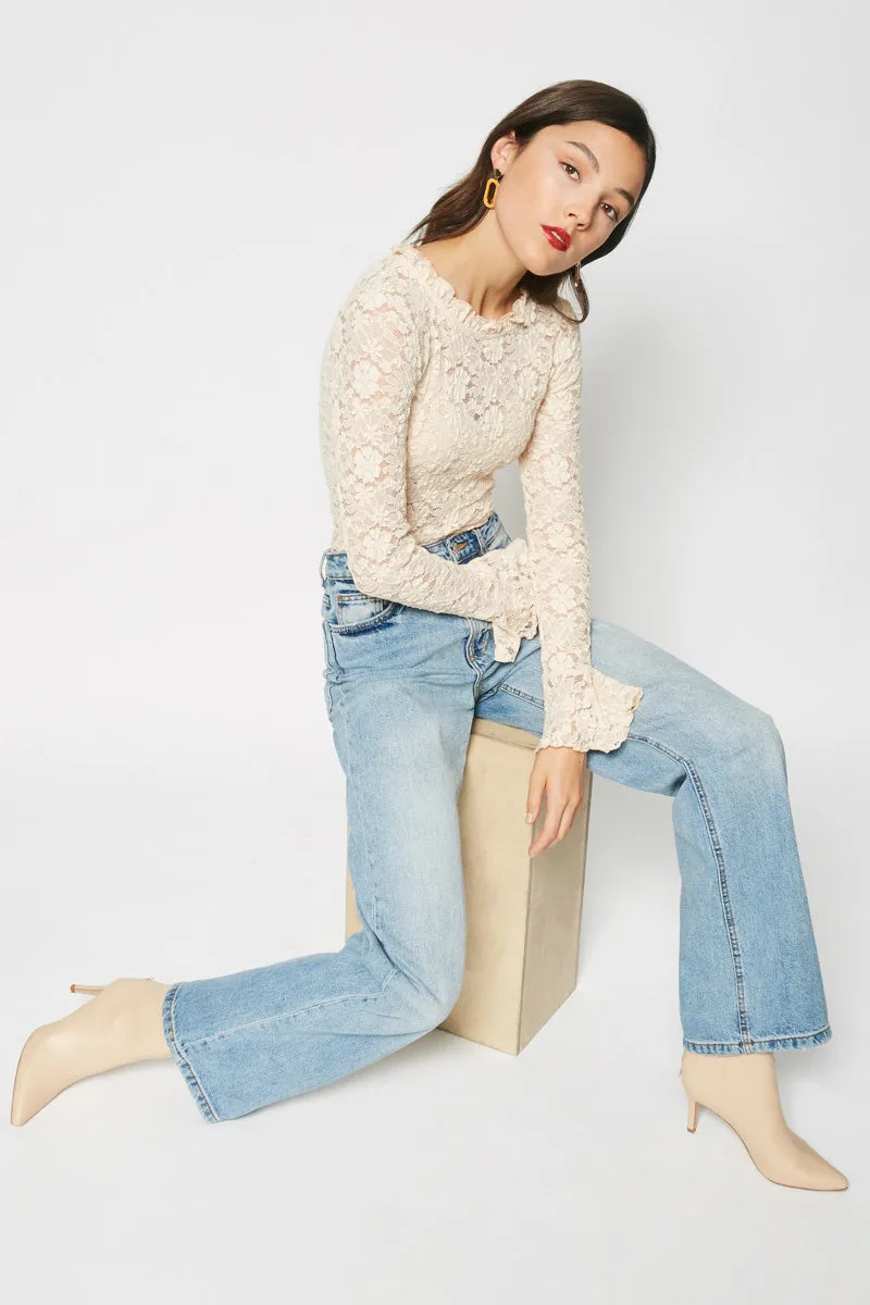 Womens Lace Bell Sleeve Blouse sold by Hayden product image thumbnail 4