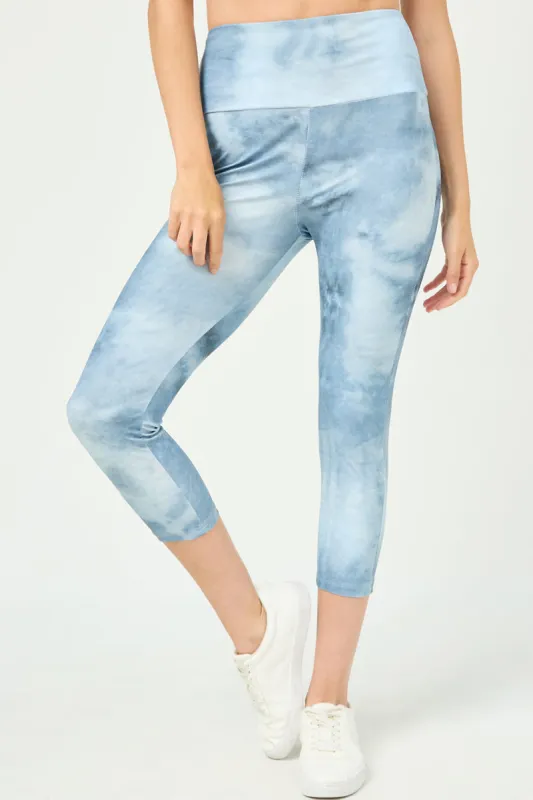 Womens Tie Dye Print Active Leggings sold by Hayden