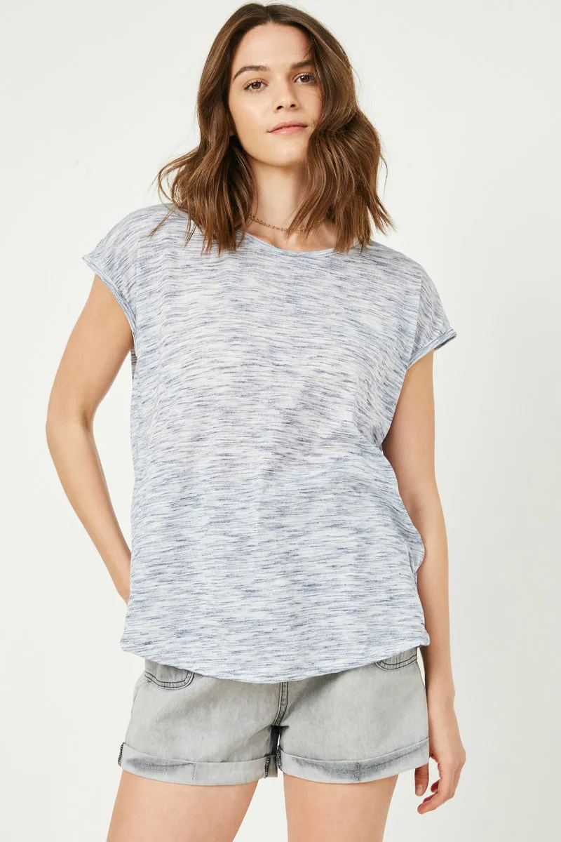 Womens Heathered Jersey Tank sold by Hayden product image thumbnail 5