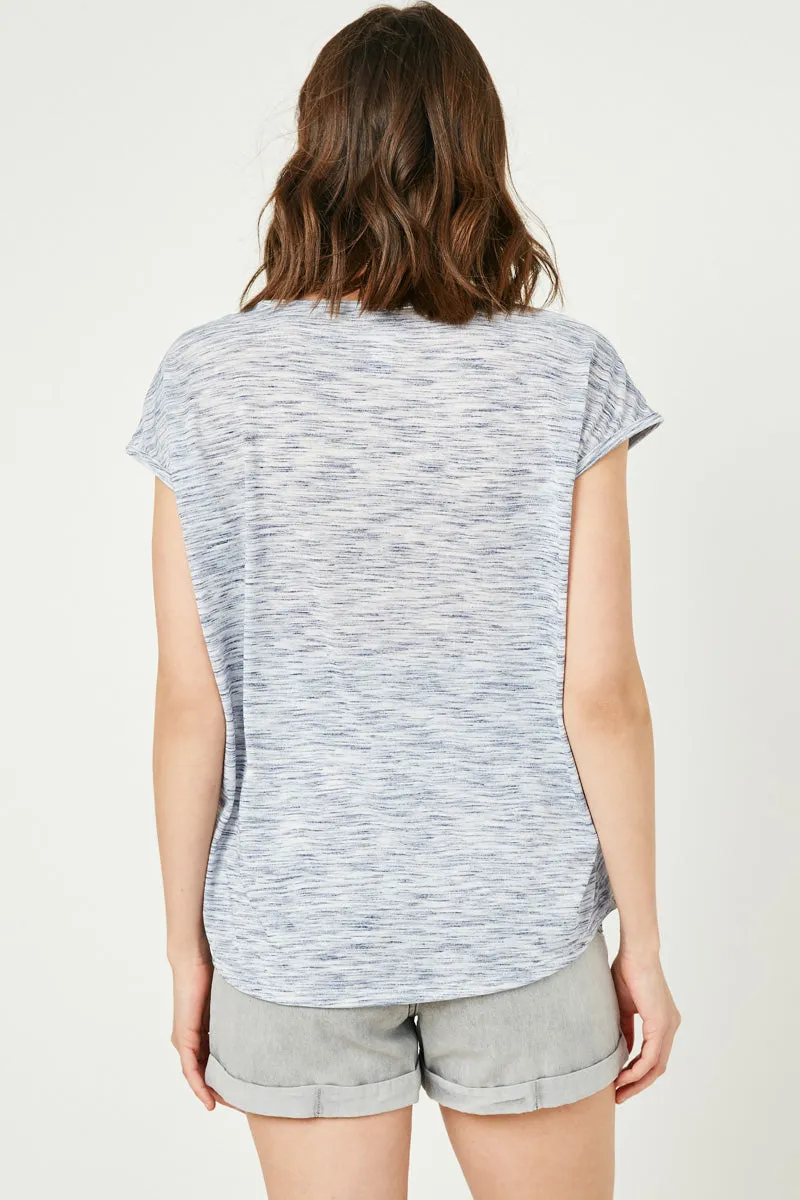 Womens Heathered Jersey Tank sold by Hayden product image thumbnail 4