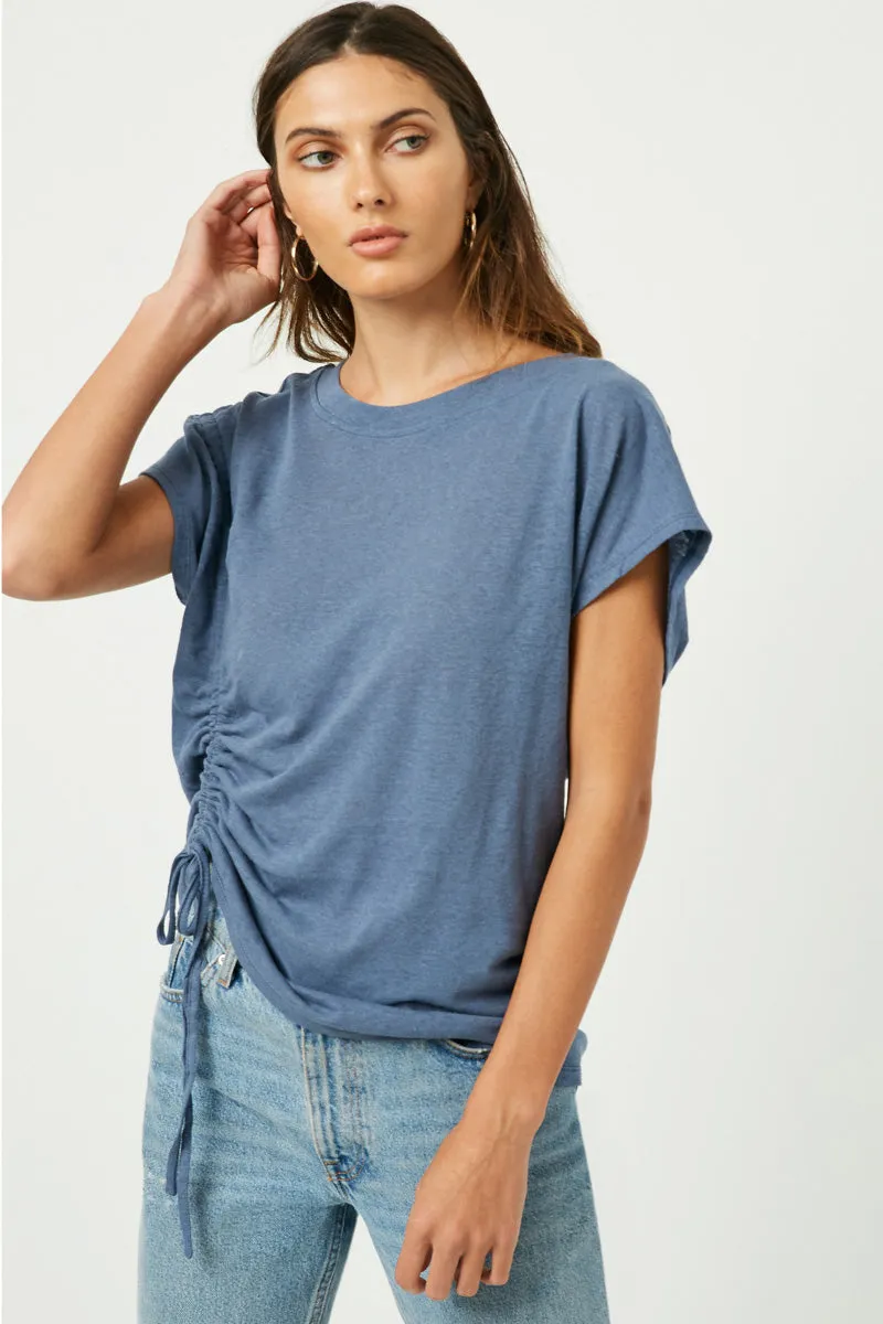 Womens Side Drawstring Dolman Sleeve Top sold by Hayden product image thumbnail 4