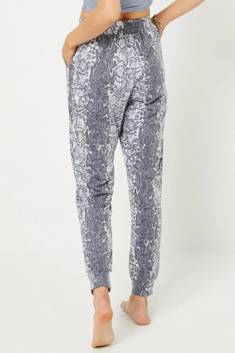 Womens Distressed Snakeskin Joggers sold by Hayden product image thumbnail 3