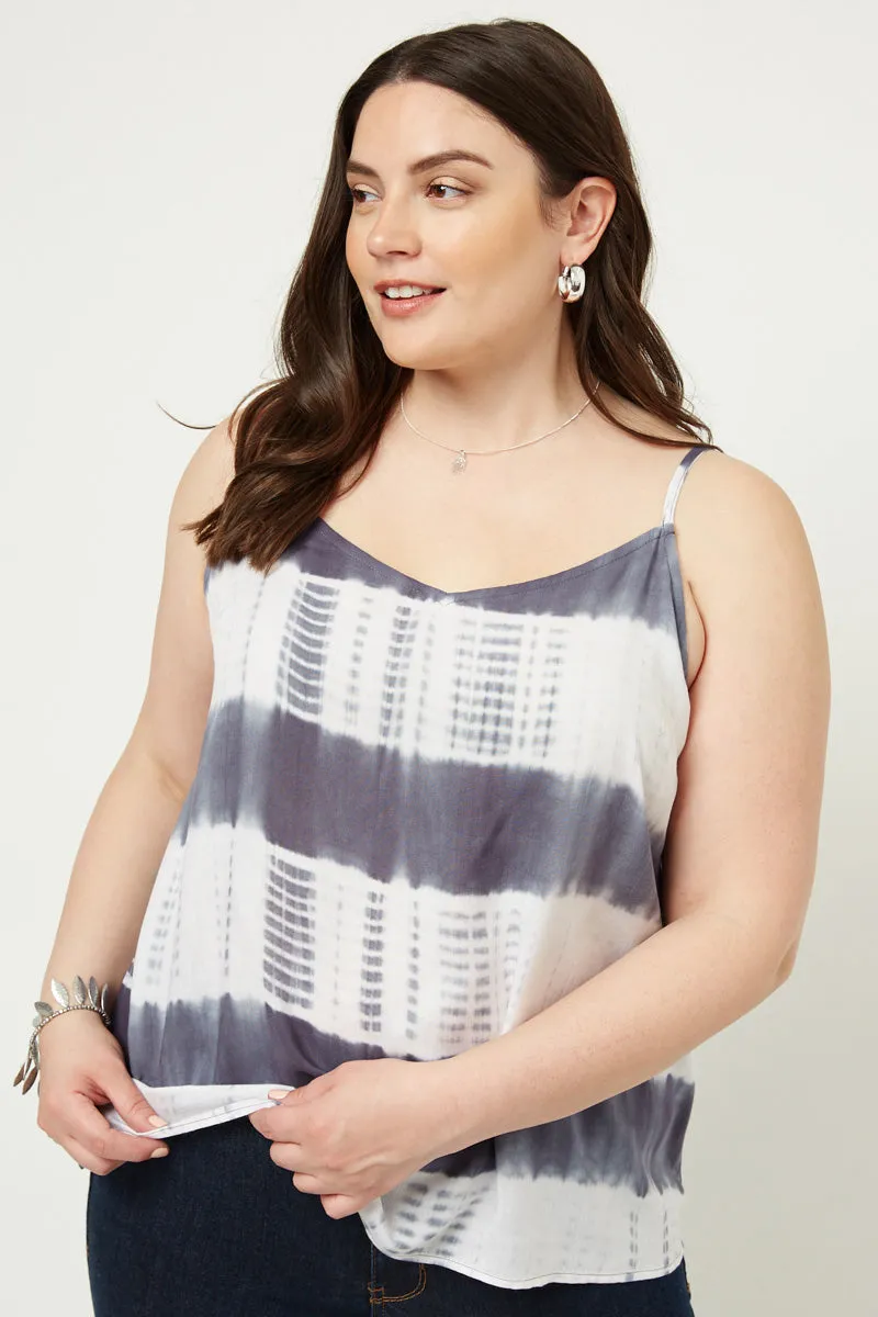 Womens Tie Dye V-Neck Tank sold by Hayden product image thumbnail 2