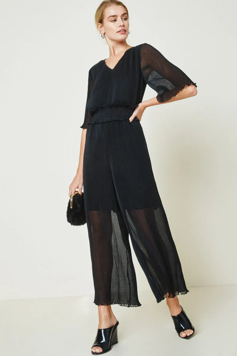 Womens Pleated Palazzo Jumper sold by Hayden