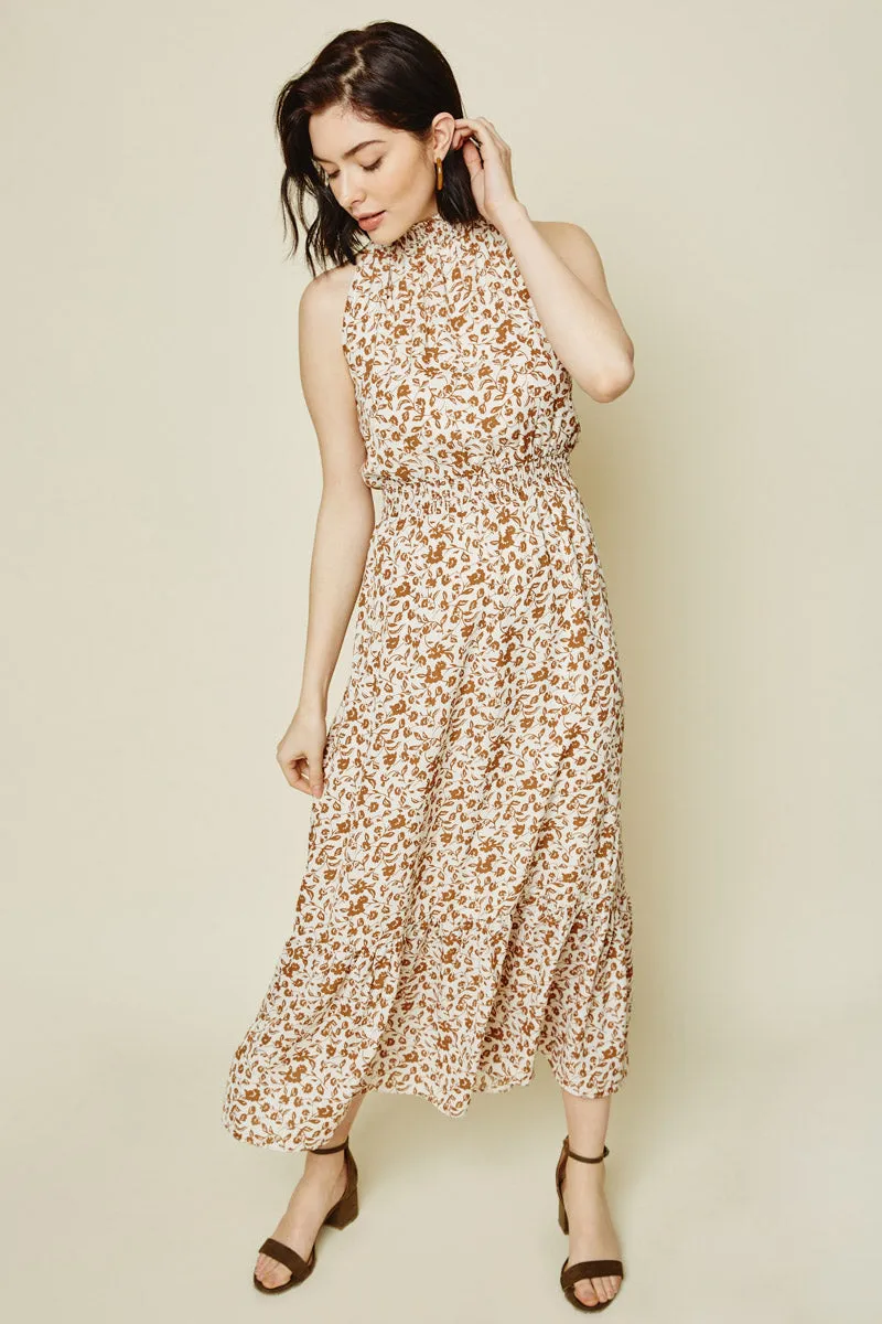 Womens Floral Smock Neck Maxi Dress sold by Hayden product image thumbnail 3
