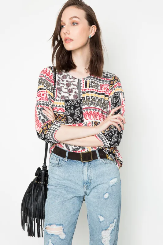 Womens Printed Tunic Blouse sold by Hayden