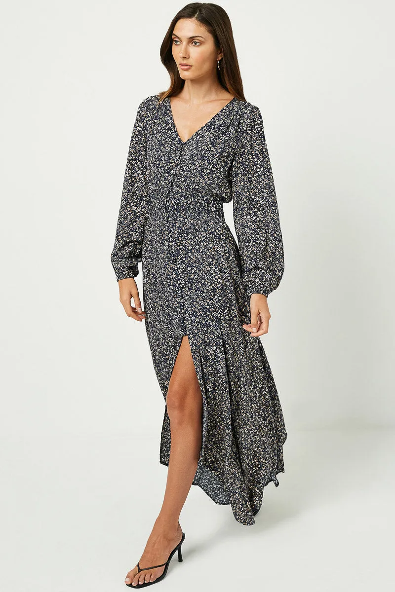 Womens Floral Long Sleeve Maxi Dress sold by Hayden product image thumbnail 4