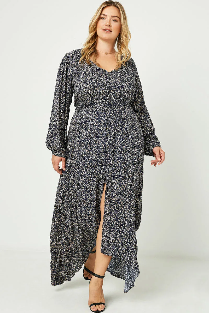 Womens Floral Long Sleeve Maxi Dress sold by Hayden product image thumbnail 2