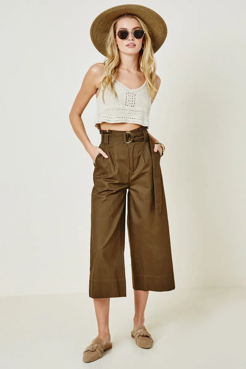 Womens Cropped Crochet Tank sold by Hayden product image thumbnail 3