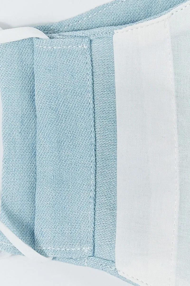 Womens Chambray Face Mask sold by Hayden product image thumbnail 3