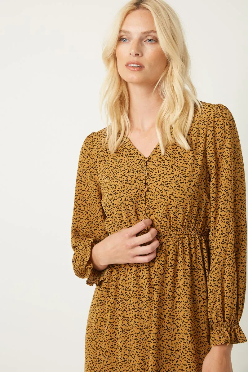 Womens Printed Button Down Maxi Dress sold by Hayden product image thumbnail 3