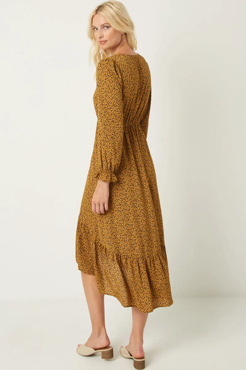 Womens Printed Button Down Maxi Dress sold by Hayden product image thumbnail 4