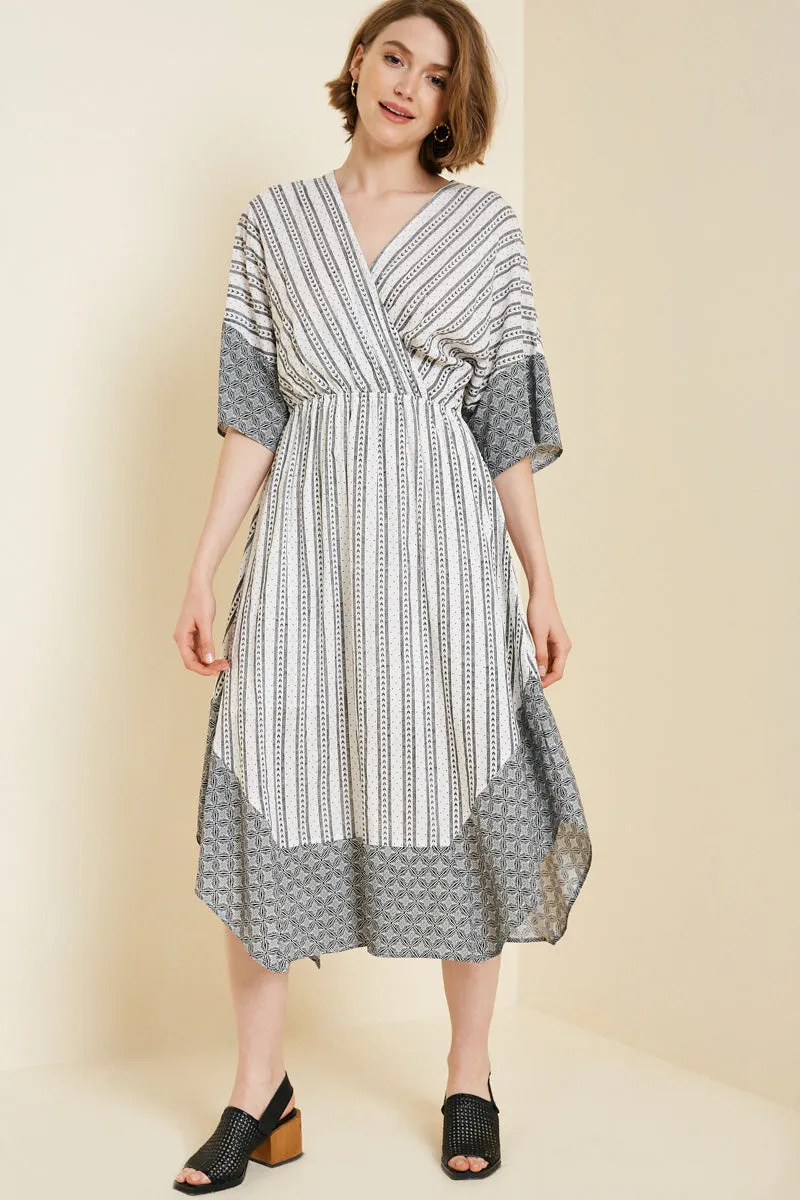 Womens Printed Surplice Midi Dress sold by Hayden product image thumbnail 3