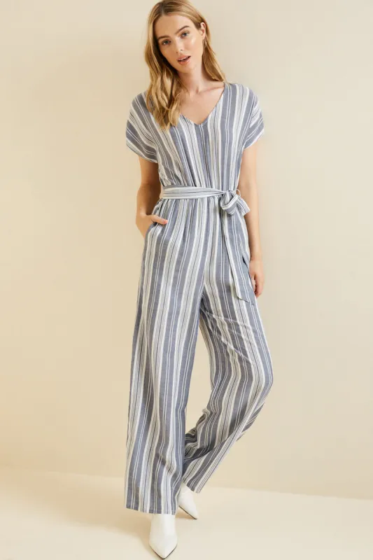 Womens Stripped Palazzo Jumper made by Hayden