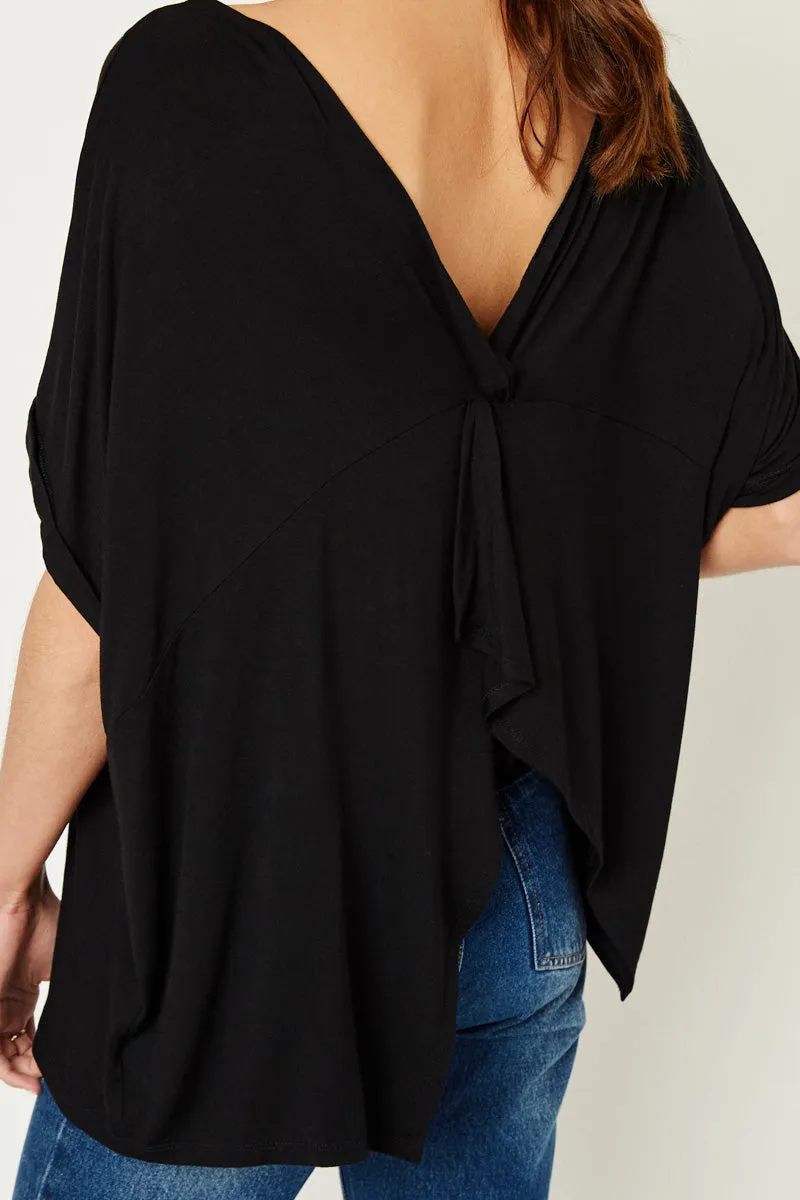 Womens Knit Draped Back Top sold by Hayden product image thumbnail 4