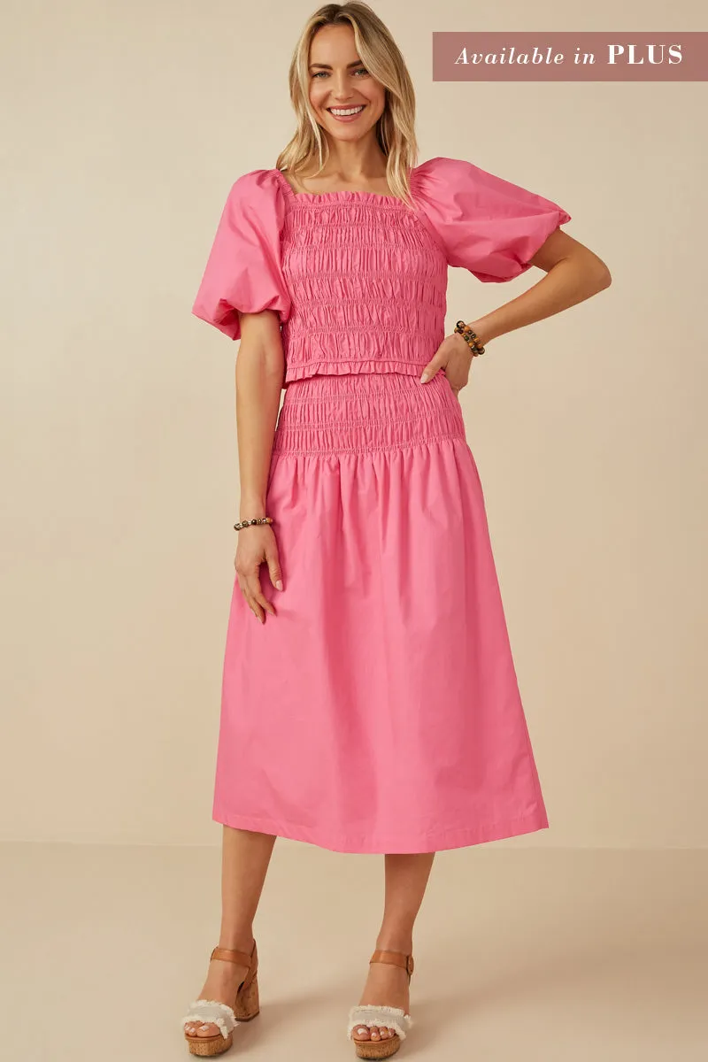 Womens Loose Smocked Puff Sleeve Top sold by Hayden product image thumbnail 2