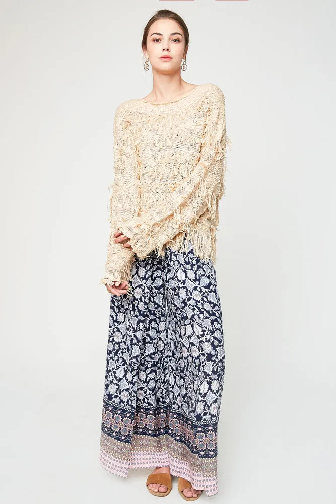 Womens Fringe Tiered Sweater sold by Hayden product image thumbnail 5