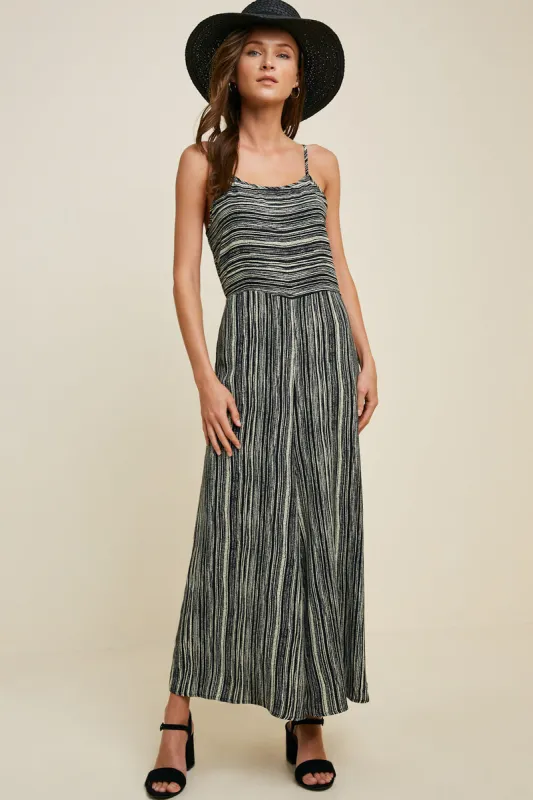 Womens Printed Tie-Back Palazzo Jumpsuit made by Hayden