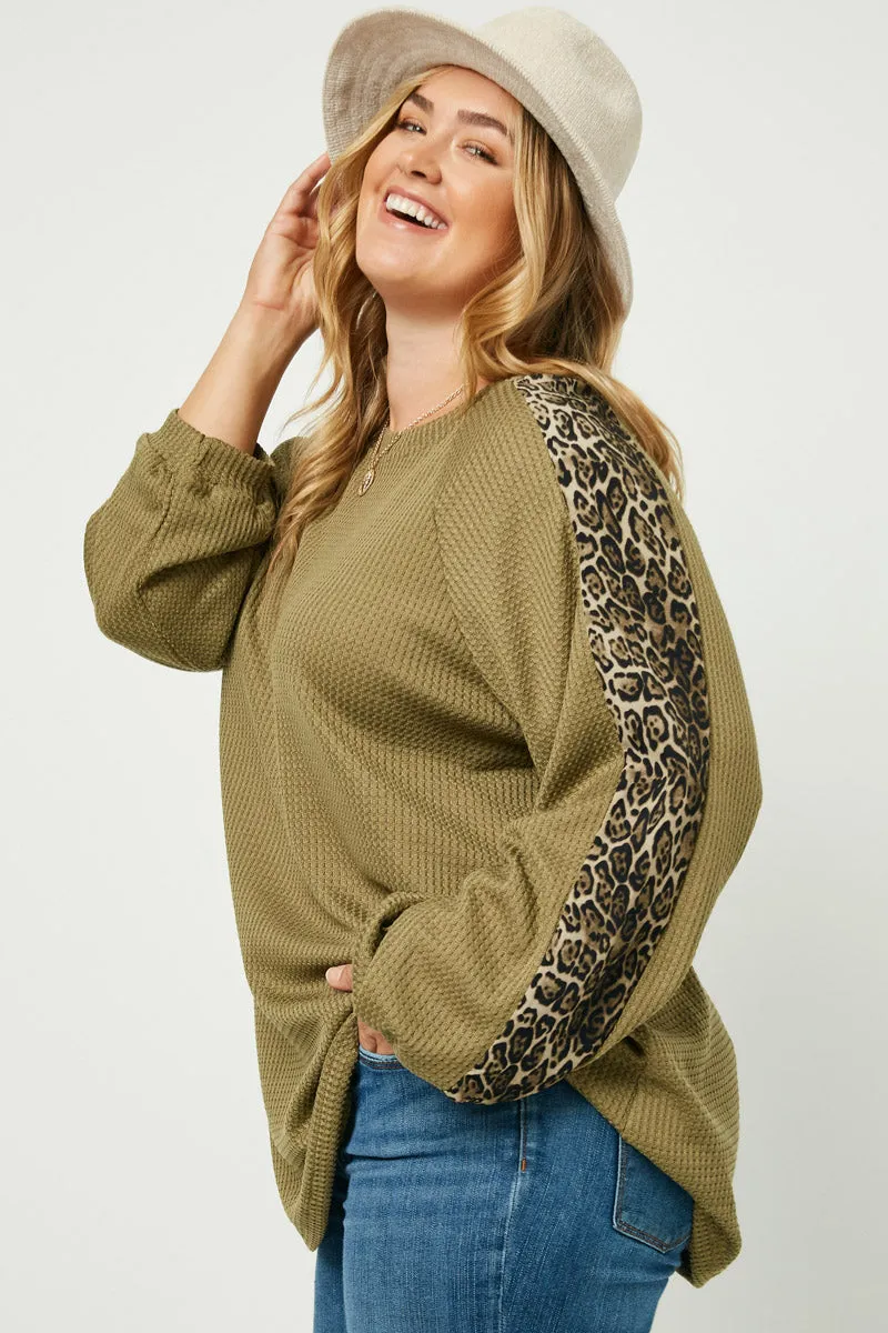 Womens Leopard Knit Top sold by Hayden product image thumbnail 2