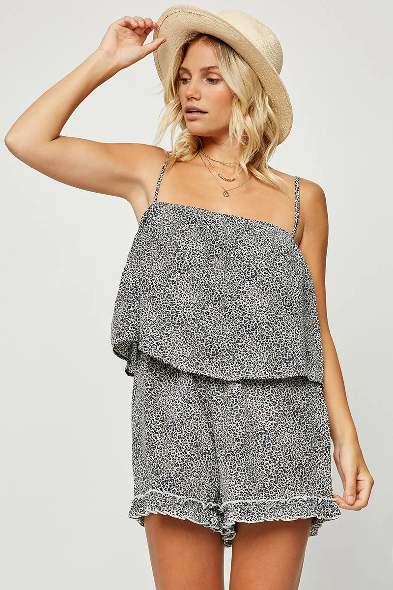 Womens Ruffled Romper sold by Hayden