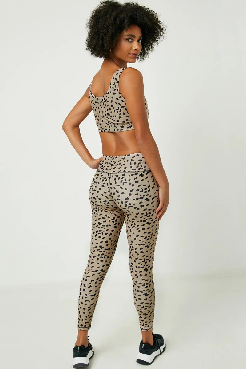 Womens Abstract Dotted Active Leggings sold by Hayden product image thumbnail 3